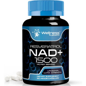 Wellness Labsrx NAD Supplement 100mg - 0 Capsules Liposomal NAD+ Boosting with Resveratrol NAD Plus Support Cellular H