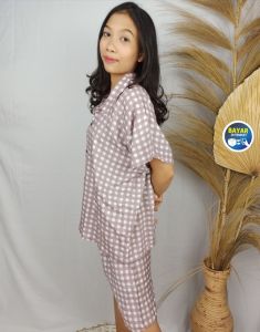 SudanBali Babydoll Setelan Celana Pendek Atasan Bawahan Wanita Set Baju Murah