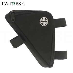 TWTOPSE Triangle Bike Bag For Brompton Folding Bicycle Tool Storage Bag Fit Tire Repair Tool Hidden Bag Nylon 1050D Accessories