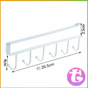 Thai Dee ราวตะขอแขวนแบบเหล็กเคลือบสี