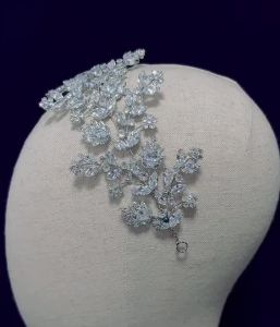 Gorgeous Full Zircon Crystal Bridal Headband Soft Tiara Crowns Elegant Headpieces for Brides Wedding Hair Accessories