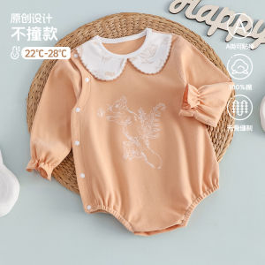 Baby romper a Cotton-like can be worn outside floral princess-style romper for small-month-old babies early spring clothing