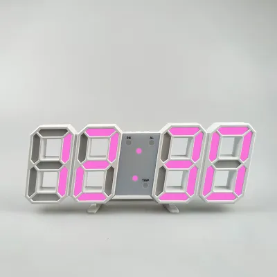 Đồng hồ LED 3D treo tường để bàn thông minh