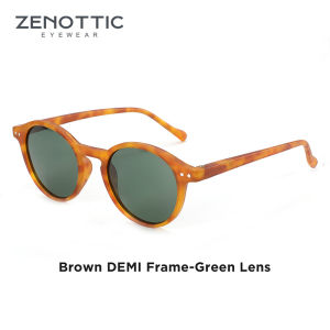 ZENOTTIC (Cỡ S) Kính râm phân cực tròn cổ điển 2026 2025 Nam nữ Cổ điển Kính râm tròn nhỏ UV400 Kính râm 2026