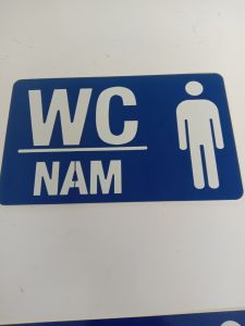 Biển Bảng chỉ dẫn wc