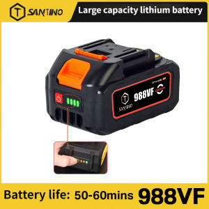 （Malay Spot）SANTINO Mesin Rumput Bateri Grass Cutter Cordless Electric Grass Trimmer Pemotong Rumput Lawn Mower With Makita Battery