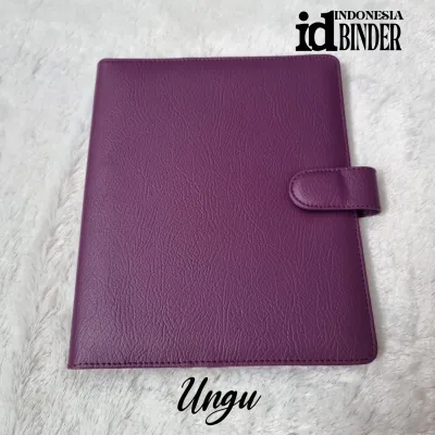 Binder Polos Kulit Jeruk A5 Ring 6
