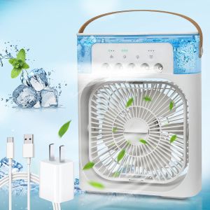 Ac Mini Humidifier + Kipas Angin Dan Kipas mini cooler