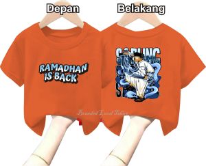 Kaos Anak Anak Cew Cow Kece Ramadhan Is Back Biru Kaos Anak Laki Laki Anak Perempuan Kaos Distro Murah Bandung