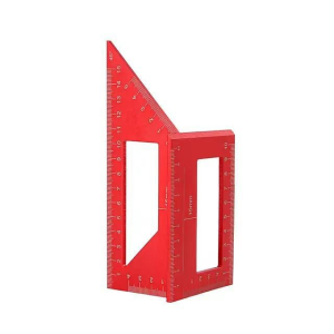 1pcs 45°/90° Multifunction Rule Degree Aluminum Alloy Angle Ruler Square Professional Measuing