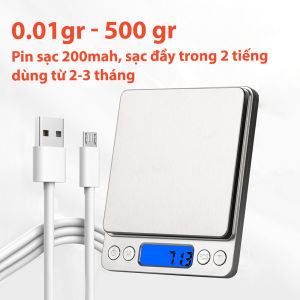 Cân Điện Tử Mini Cân Tiểu Ly Cao Cấp 2021 MIFAN 0.01g - 10kg - Nhỏ Gọn Siêu Chính Xác Thép Không Gỉ Màn LCD - Tặng Kèm 2 Đĩa Cân và Pin
