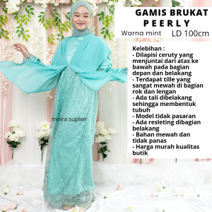 SUPER SALE GAMIS BRUKAT PESTA KONDANGAN PEERLY
