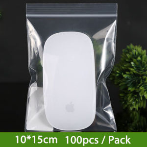 【COD】100pcs Plastic Zipper Bag / Transparent Packaging Bag w Sealable Zip Lock