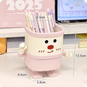 Ống cắm bút hộp đựng đồ đa năng để bàn hình người tuyết LILA OBNGUOITUYET48