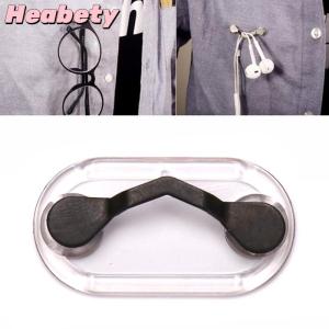 Heabety Fashion Magnetic Hang Eyeglass Holder Clip Magnet Sunglasses Headset Line Clip