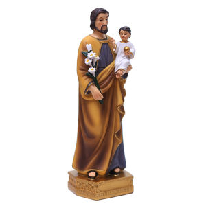 Classic Resin Father and Child Figurine 20.5cm Home Decor Gift for Fathers Day Christmas