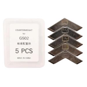 Customizable Gaming Mouse Weight Kit with 5 Metal Piece for Accurate Control for G502 Competitive Game and Design Work