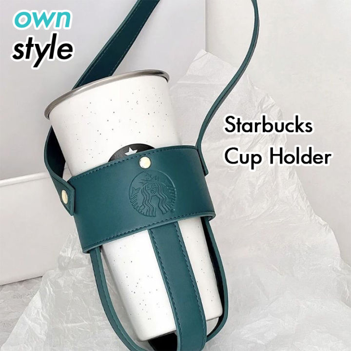 Starbuck Cup Holder Tumbler Case Leather Accompanying Universal