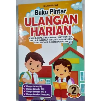 Buku Pintar Ulangan Harian Anak SD Kelas 1-6 Disertai Kunci Jawaban / Buku Soal Ulangan SD