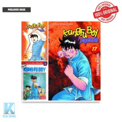 Komik Manga Kungfu Boy Series /Legend Regular Takeshi Maekawa Satuan Original Elex