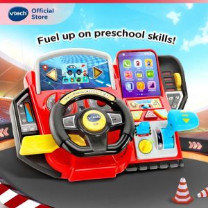 VTech Race & Discover Driver With Colorful Game Screen