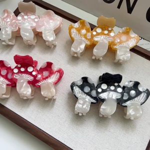 Nấm cung kẹp tóc cho phụ nữ và trẻ em gái kẹp tóc dễ thương hairpieces phụ kiện thời trang cho kiểu tóc khác nhau