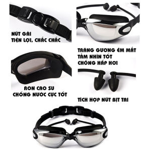 Kính bơi người lớn dododios 1938 kính bơi nam nữ chống tia UV chống lóa mắt kính trong suốt kiểu dáng thời trang cao cấp