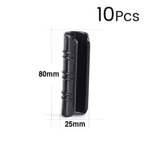 ItemMart Greenhouse Frame Pipe Clip Fixed Pipe Clamps Plastic Black Snap Clamp