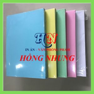 [SALE] Xấp 100 tờ Bìa Thái A4 Đủ màu Bìa Cứng A4 định lượng 180 gsm