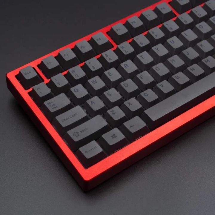 Keycap đen minimalist - keycap pbt profile cherry 125 phím - keycap ...