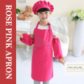 ?READY STOCK? CHILDREN'S APRON SET FOR MULTI-FUNCTION AND EPRON CHEF KITCHEN USING BAKING COOKING PLAIN KIDS APPRON 儿童围裙套装 KANAK-KANAK APRON SET FUNGSI MULTI. 