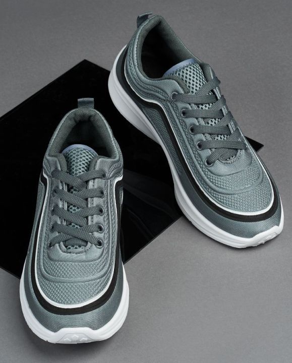 MAZE Men Fesyen Sneakers Gaya Sport Casual Stripe Sneaker Man - Main Image