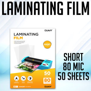 SaleZone - QUAFF Laminating Film 80/125/250 Microns Short | A4 | Long (50pcs/pack)