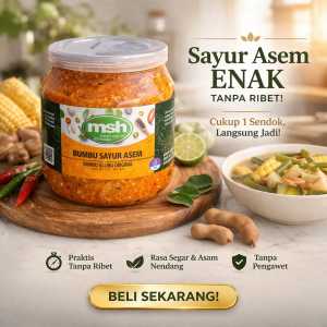 Bumbu Sayu Asem Tanpa MSG 190gr Bumbu Sayur Asem Siap Masak Bumbu Sayur Asem Rempah Alami