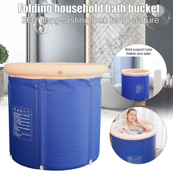 TGTYT Inflatable Bathtub Portable Bathtub Sauna Foldable Hot Tub in ...