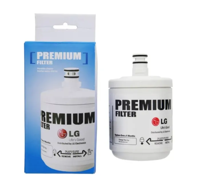Premium Filter LG LT500P, 5231JA2002A, Replacement Refrigerator Water Filter, NSF42, ADQ72910911, White