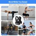 Wankeer Adjustable Weighted Vest for Women and Men, 4-10lb/11-20lb/21-30LB Adjustable Weighted Vest with Reflective Strip, Body Weight Vest for Walking, Running, Fitness, Strength Training. 