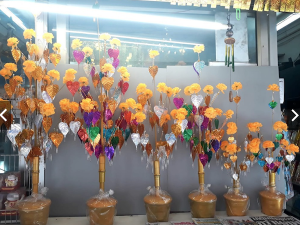 ต้นผ้าป่า ต้นกฐิน ใบโพธิ์ เงินทอง และ ใบโพธิ์ คละสี ใบโพธิ์เงินทอง - Lazada