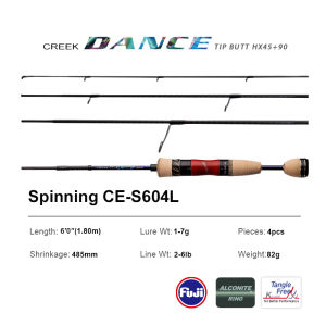 PURELURE CREEK DANCE ปลาเทราท์ก้านการตกปลาการคัดเลือกนักแสดงไฟปั่น ULก้านการเดินทางเบาสตรีมดีดออกก้านล่อตกปลาฟูจิอัลโคไนต์คอน