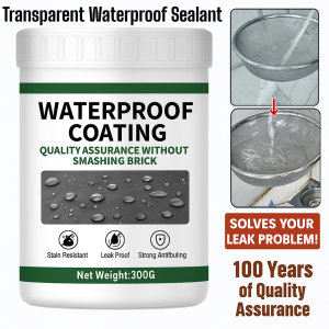 Transparent Waterproof Sealant Bathroom Waterproof Paint Roof Nano Leak-Proof Coating Leak Repairing Sealant Glue With Brush