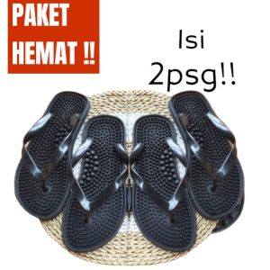 Sandal Rumah Pijat Terapi Rematik Karet Jepit Sendal akupuntur Kesehatan duri size 9 10.5 segala penyakit