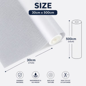 EVA Kitchen Mat Roll Transparent Food Contact Safe Oil Proof Waterproof Liner No Odor No Formaldehyde Flexibl