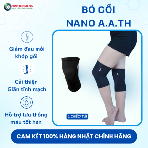 Ống đeo gối nano AATH giảm viêm sưng đau nhức khớp gối (hộp chỉ có 1 cái)