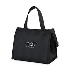 MARISSAWI Navy blue Travel Thermal Insulated Office Hand Zip Handbags Food Tote Cooler Bags Lunch Bags Picnic Bag