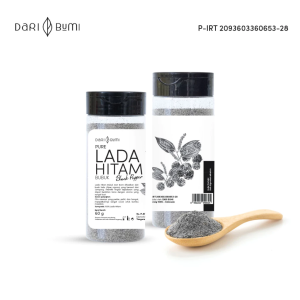 Dari Bumi Lada Hitam Organik Premium 60gr - Rasa Asli Kemasan Praktis Bebas Kolesterol
