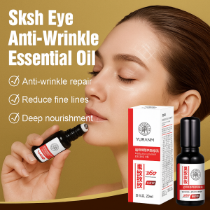 Eye Anti-Wrinkle Massage Roller Essence Oil Quick Dark Circles Under-Eye Bags Removal Fine Lines Smoothing Anti-Aging