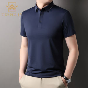 TREND JY-JY18159 เสื้อยืดโปโลผู้ชายคุณภาพดี เน้นความคลาสสิกการออกแบบที่เรียบหรู เหมาะสำหรับหนุ่มธุระกิจ มี3สี M-2XL