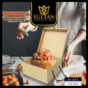 BOX KUE CAKE KADO HAMPERS MURAH SERBAGUNA DUS BOX KARDUS A1