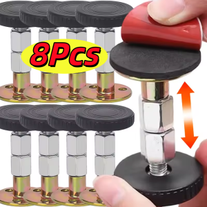8Pcs Adjustable Headboard Stoppers Prevent loosening Anti-Shake Fixer for Beds Cabinets Sofas