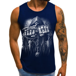 SKULL GAME OVER | Singlet Pria | Dewasa | Distro | Diskon | Terbaru | Murah | Produk Lokal | CIAO.ID